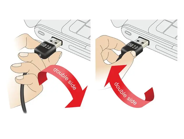 Кабел DeLock EASY, USB 2.0 Type-A мъжко > USB 2.0 Type Mini-B мъжко 0.5 m - image 3