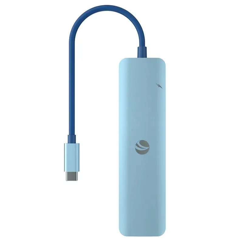 VCom докинг станция Docking Station Type-C 6-in-1 - CUE55 - PD3.0 100W, LAN 1000Mbps, HDMI, USB3.0 x 3 - image 2