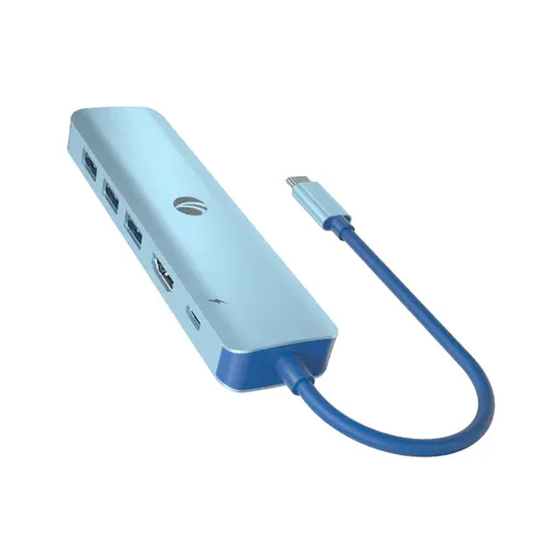 VCom докинг станция Docking Station Type-C 6-in-1 - CUE55 - PD3.0 100W, LAN 1000Mbps, HDMI, USB3.0 x 3 - image 4