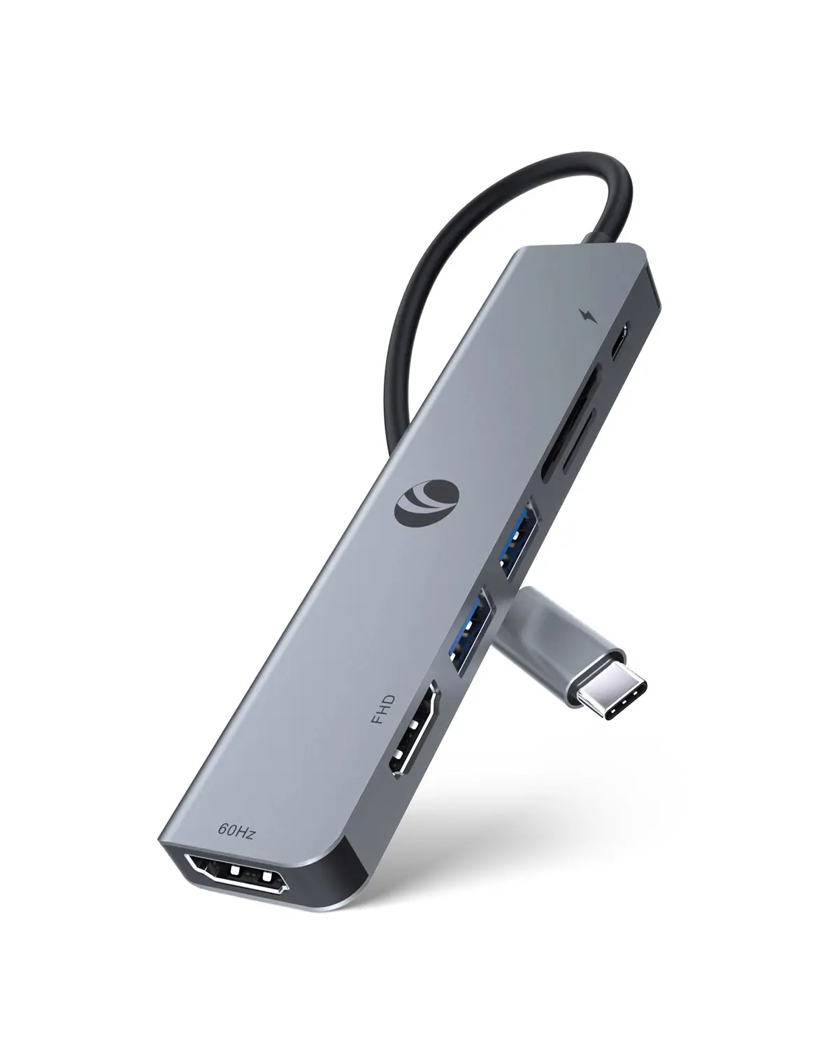 VCom docking station Docking Station Type-C 7-in-1 - CUE39 - PD3.0 100W, HDMI x 2, USB3.0 x 2, SD, TF - image 4
