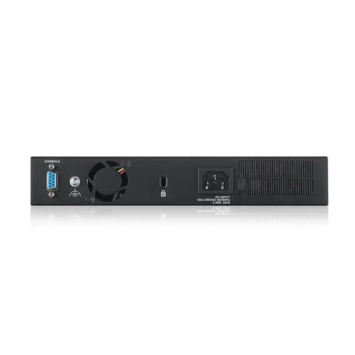 Суич ZyXEL GS-2220-10HP, 10 портов Layer2+, 8x Gigabit PoE + 2x Gigabit combo (RJ45/SFP), управляем - image 2