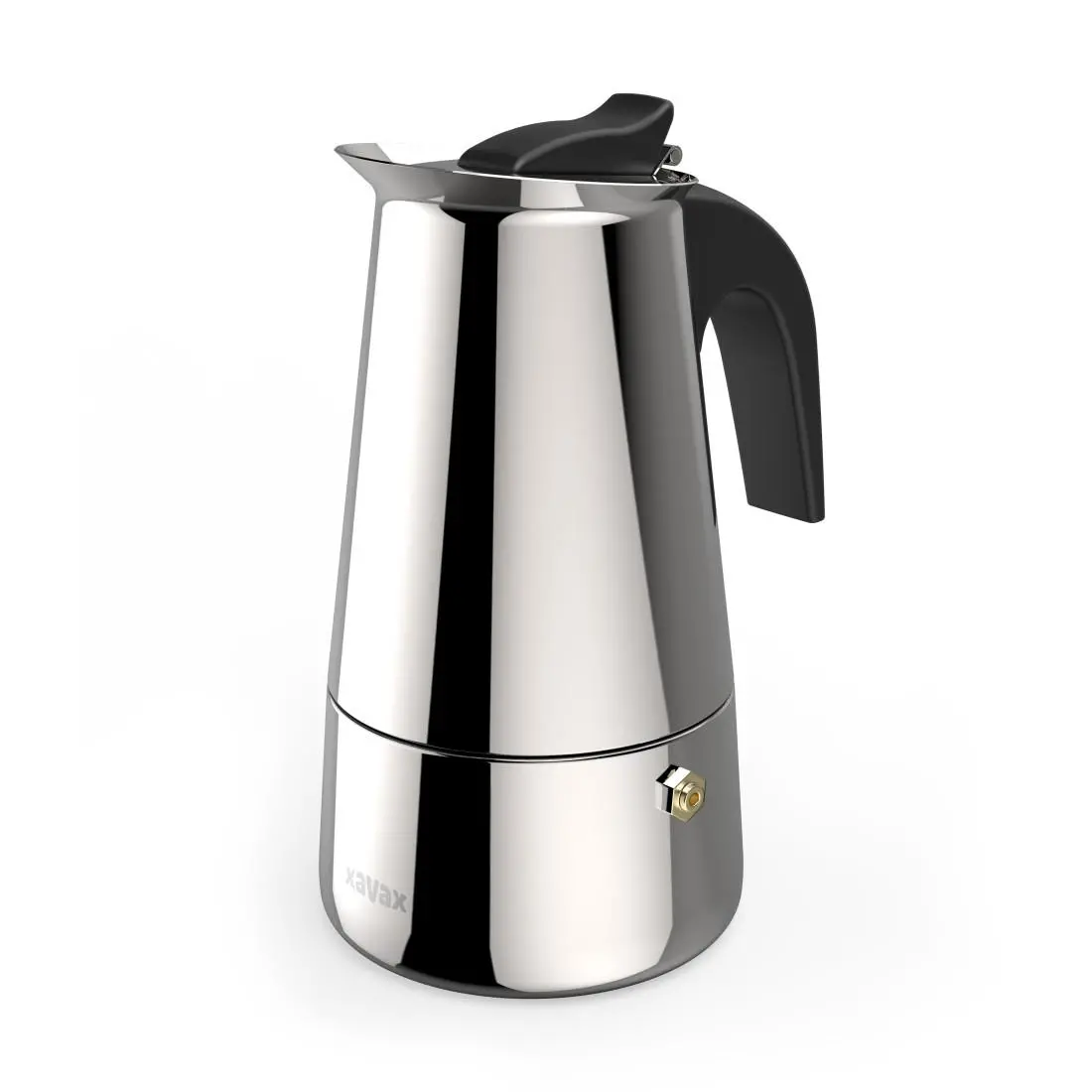 XAVAX Espressor din oțel inoxidabil pentru 4 cești, 111274