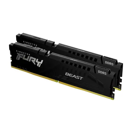 Памет, Kingston FURY Beast 32GB (2x16GB) DDR5 6000 MHz CL30 Black