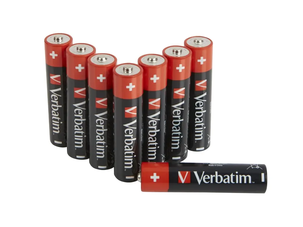 Батерия, Verbatim ALKALINE BATTERY AAA 8 PACK (HANGCARD) - image 1
