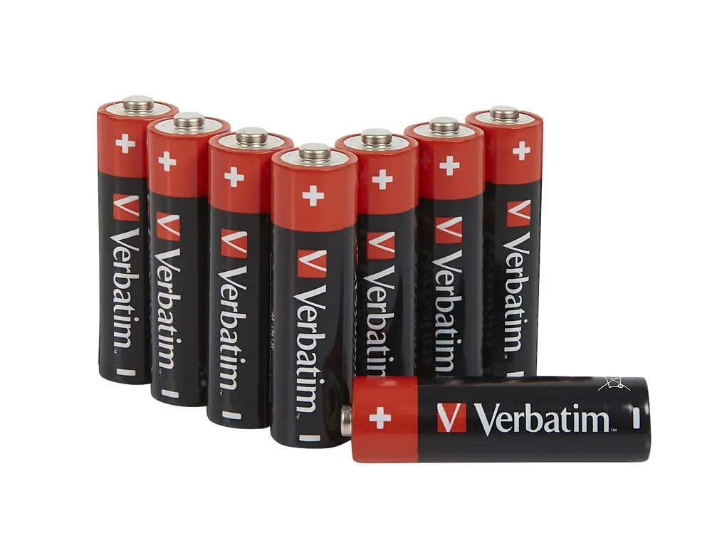 Baterie, Verbatim Alkaline Battery AA 8 Pack (Hangcard) - image 1