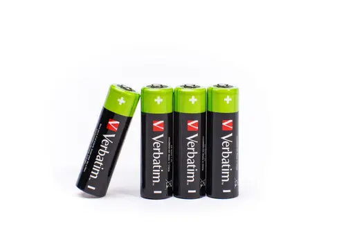 Батерия, Verbatim RECHARGEABLE BATTERY AA 4 PACK / HR6 - image 1