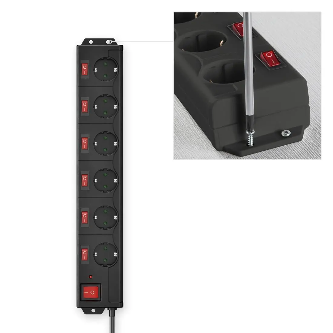 HAMA Разклонител 6 гнезда, 1.4м, 223160 - image 8