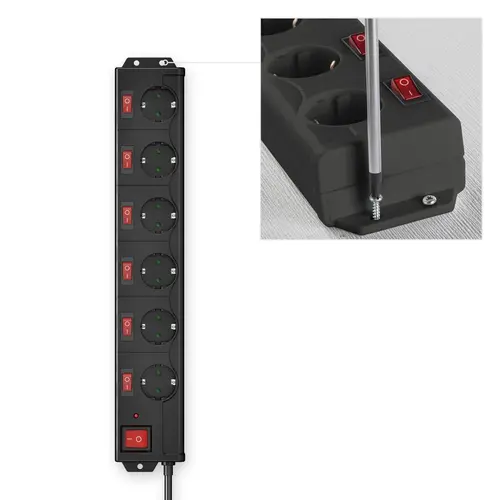 HAMA Разклонител 6 гнезда, 1.4м, 223160 - image 8