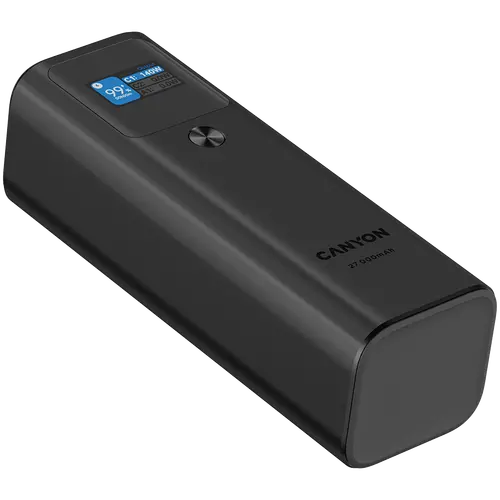 CANYON power bank PB-2010 TFT 27000 mAh 97.2Wh PD140W QC 3.0 Dark Grey - image 4