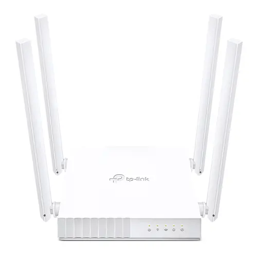 Router wireless Dual Band AC750, 433 la 5 GHz +300 Mbps la 2.4 GHz, 802.11ac/a/b/g/n, 1 port WAN 10/100 Mbps + 4 porturi LAN 10/100 Mbps, 3 antene Router wireless Dual Band AC750, 433 la 5 GHz +300 Mbps la 2.4 GHz, 802.11ac/a/b/g/n, 1 port WAN 10/100 Mbps + 4 porturi LAN 10/100 Mbps, 3 antene