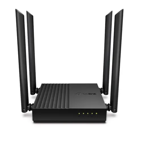 AC1200 Dual-Band Wi-Fi RouterSPEED: 400 Mbps at 2.4 GHz + 867 Mbps at 5 GHzSPEC: 4× Antennas, 1× Gigabit WAN Port + 4× Gigabit LAN PortsFEATURE: Tether App, WPA3, Access Point Mode, IPv6 Supported, IPTV, Beamforming, Smart Connect, Airtime Fairnes