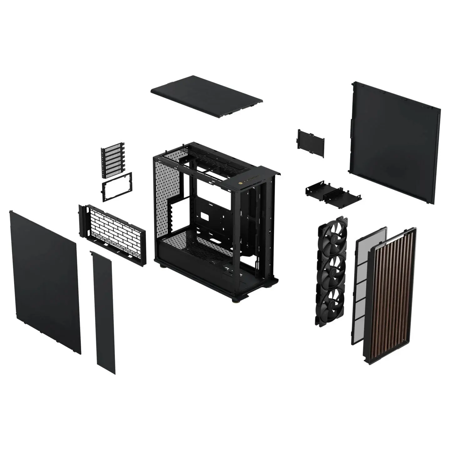 Кутия за компютър, FRACTAL DESIGN FD NORTH XL CHARCOAL BLACK - image 4