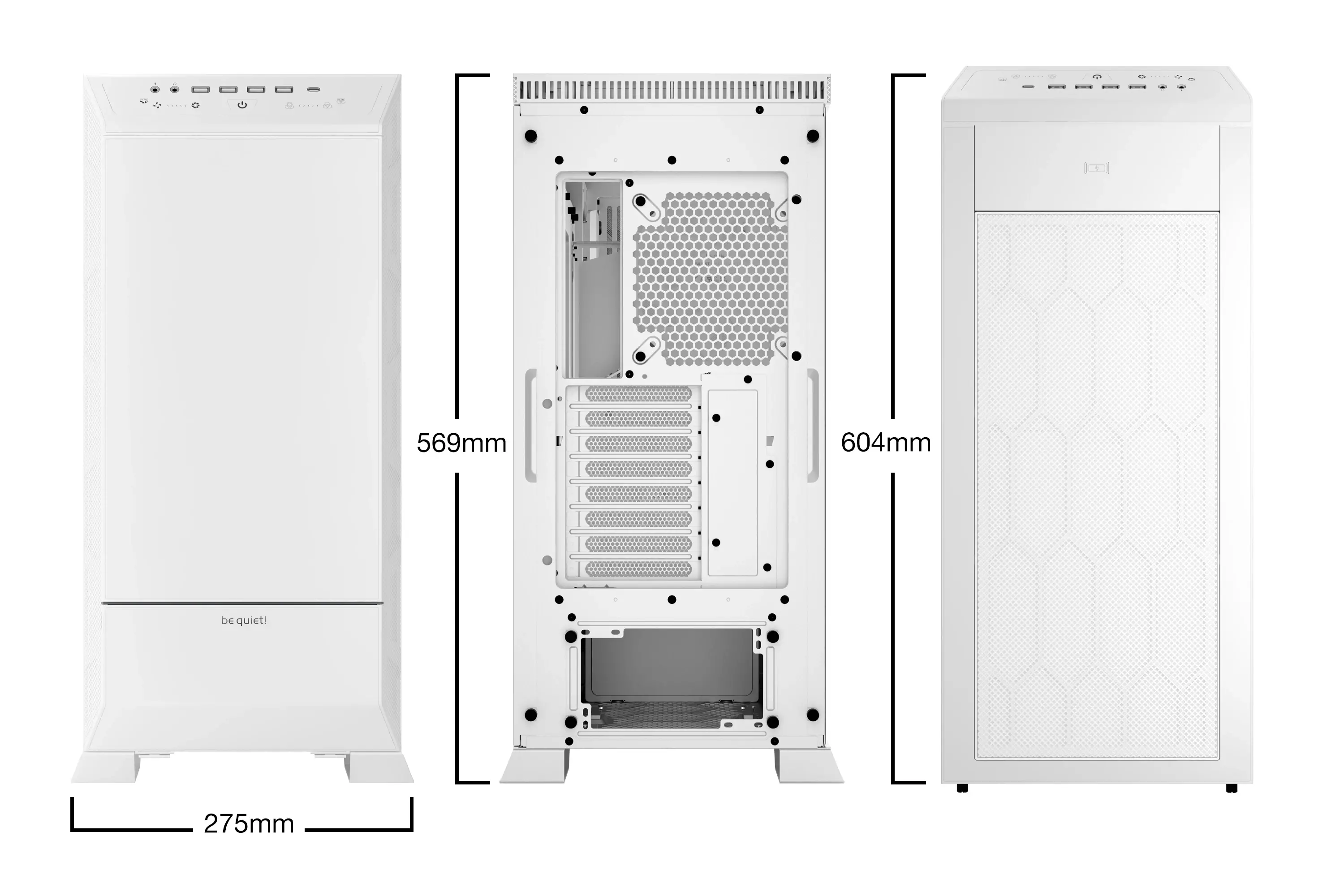 be quiet! кутия Case EATX - Dark Base Pro 901 White - image 1