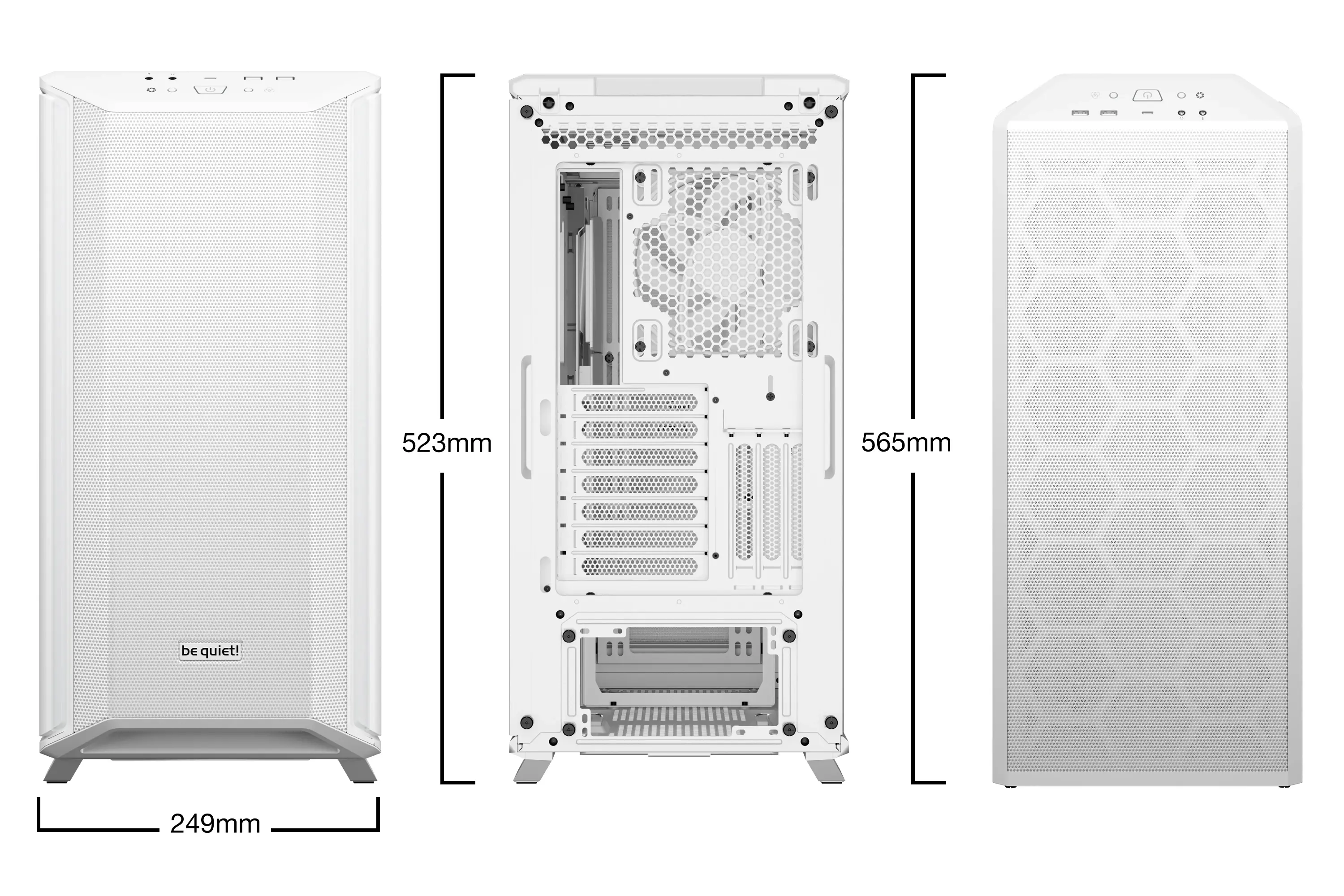 be quiet! кутия Case EATX - Dark Base 701 White - image 1