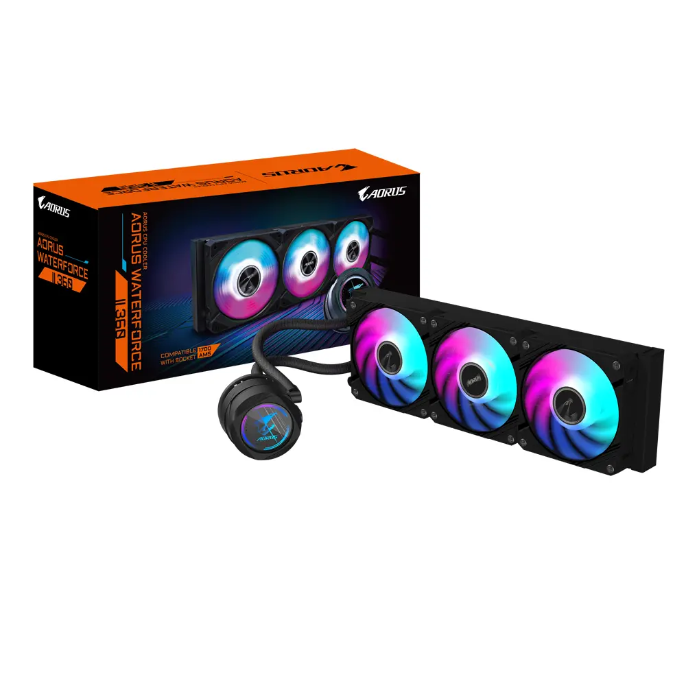 Охладител за процесор Gigabyte AORUS WATERFORCE II 360 - image 4