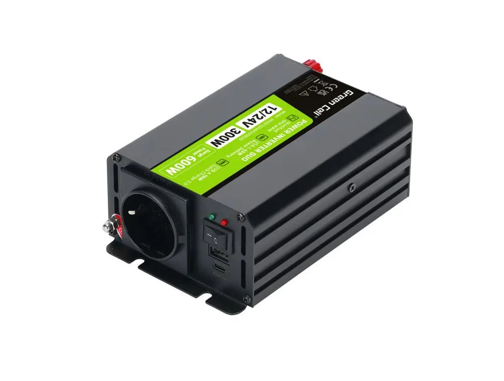 Инвертор PRO DUO 12V/24V to /220 V  DC/AC 300/600W, Модифицирана синусоида - image 1