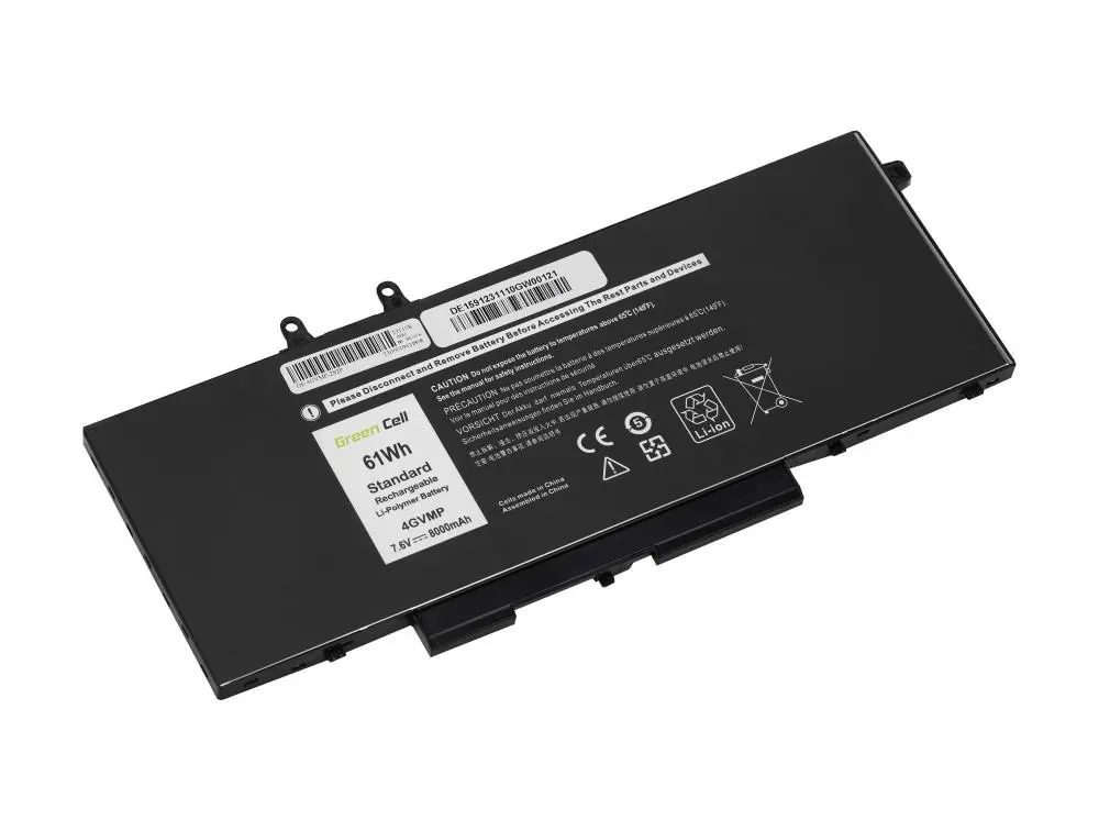 Baterie pentru laptop Dell Latitude 5400 5410 5500 5510 Precision 3540 3550 4GVMP 7,4V 8000mAh GREEN CELL - image 1