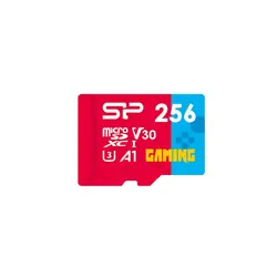 Карта памет Silicon Power Superior Gaming 256GB,microSDHC/SDXC, Class 10, A1, V30, UHS-I U3, SD Adapter