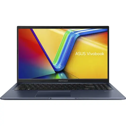 Лаптоп, Asus Vivobook M1502YA-BQ018, AMD Ryzen R7-7730U, 15.6 "FHD (1920X1080) 16:9,16GB DDR4 (8 GB on BD),1TB SSD,Backlit Keyboard , NO OS, Quiet Blue