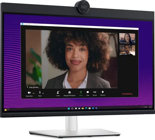 Monitor, Dell P2724DEB, 27.0" Video Conferencing AG, IPS, 5ms, 1000:1, 350 cd/m2, QHD (2560x1440), 99% sRGB, cameră web, difuzoare 2x5W, microfon - 3
