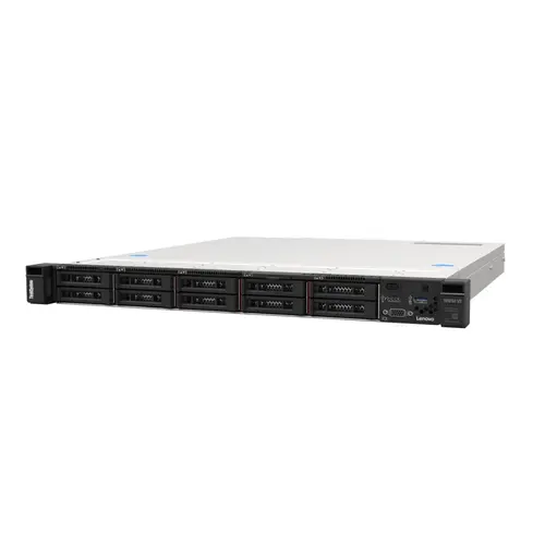 Сървър, Lenovo ThinkSystem SR250 V2 Xeon E-2356G (6C, 3.2GHz, 12MB Cache/80W), 1x32GB, O/B, 2.5" HS (8), 5350-8I, HS 450W Titanium, XCC Enterprise, Rails