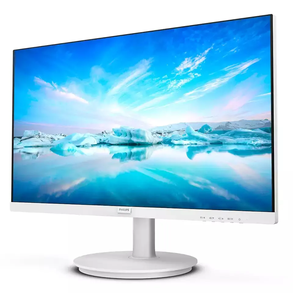 Монитор, Philips 241V8AW, 23.8" IPS WLED, 1920x1080@75Hz, 4ms GtG, 250cd m/2, 1000:1, Mega Infinity DCR, Adaptive Sync, FlickerFree, Low Blue Mode, 2Wx2, Tilt, D-SUB, HDMI, White - image 1