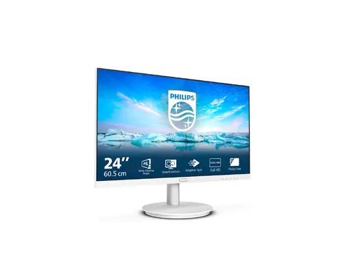 Οθόνη, Philips 241V8AW, 23.8" IPS WLED, 1920x1080@75Hz, 4ms GtG, 250cd m/2, 1000:1, Mega Infinity DCR, Adaptive Sync, FlickerFree, Low Blue Mode - 3