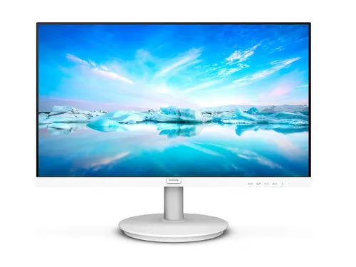 Монитор, Philips 241V8AW, 23.8" IPS WLED, 1920x1080@75Hz, 4ms GtG, 250cd m/2, 1000:1, Mega Infinity DCR, Adaptive Sync, FlickerFree, Low Blue Mode, 2Wx2, Tilt, D-SUB, HDMI, White - image 5