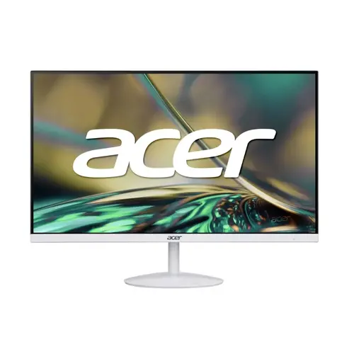 Монитор, Acer SA242YEwi 23.8" IPS Wide, LED, ZeroFrame, FHD 1920x1080, FreeSync, AG, 1ms (VRB), 100Hz, Ultra-thin, 100M:1, 250 cd/m2, VGA, HDMI, Tilt, Bluelight shield, Flicker-Less, Acer Display Widget, Kensington Security, VESA, White