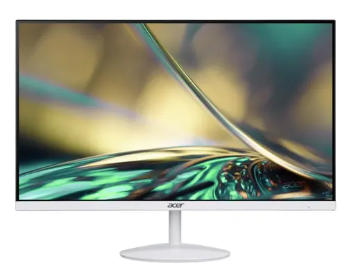 Монитор, Acer SA272Ewmix 27" IPS Wide, LED, ZeroFrame, FHD 1920x1080, FreeSync, AG, 1ms (VRB), 100Hz, Ultra-thin, 100M:1, 250 cd/m2, VGA, HDMI, Audio In/Out, Speaker, Tilt, Bluelight shield, Flicker-Less, Acer Display Widget, Kensington Security, VESA, White