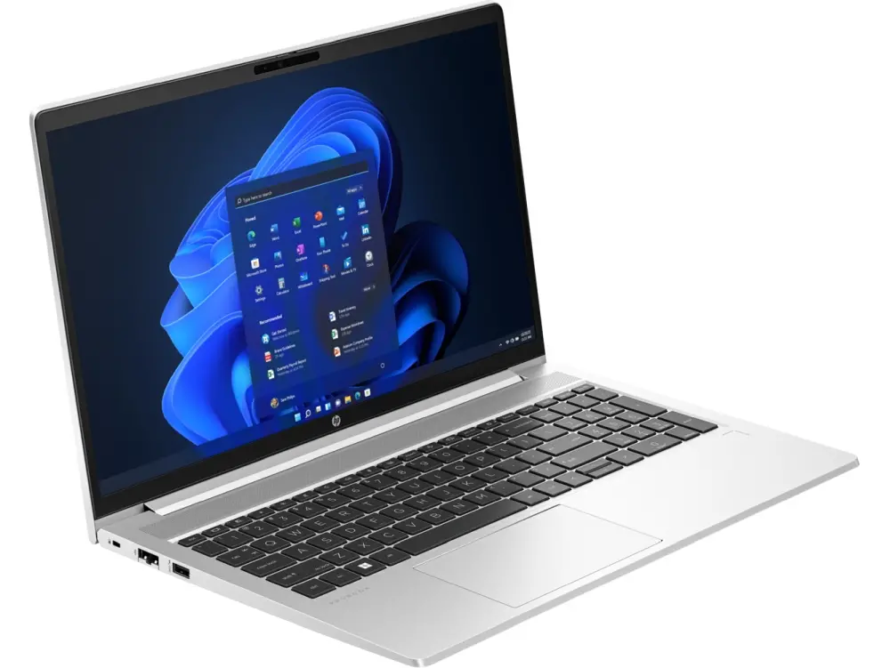 Лаптоп, HP ProBook 450 G10 Pike Silver, Core i5-1335U(up to 4.6GHz/12MB/10C), 15.6" FHD IPS AG 400 nits, 16GB 3200Mhz 1DIMM, 512GB PCIe SSD, WiFi 6E + BT 5.3, FPR, Backlit Kbd, FPR, 3C Batt, Win 11 Pro, 3Y NBD On Site - image 1