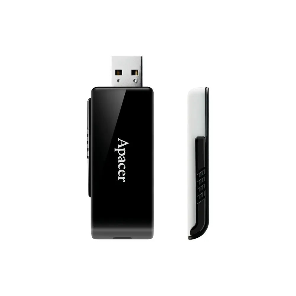 Apacer флашка Flash Drive AH350 64GB USB 3.2 Gen 1, Black - image 2