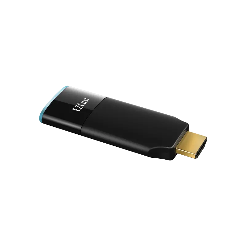 Адаптер, Aopen EZCast 2 HDMI Dongle Wireless Plug&Play Display Receiver with external antenna, Wifi Dual Band 2.4G/5G 802.11ac, 3840x2160@30p, HDMI 1.4, Streaming YouTube, Compatible with Android, iOS, Windows, MacOS, DLNA, Miracast, Airplay mirroring - image 1