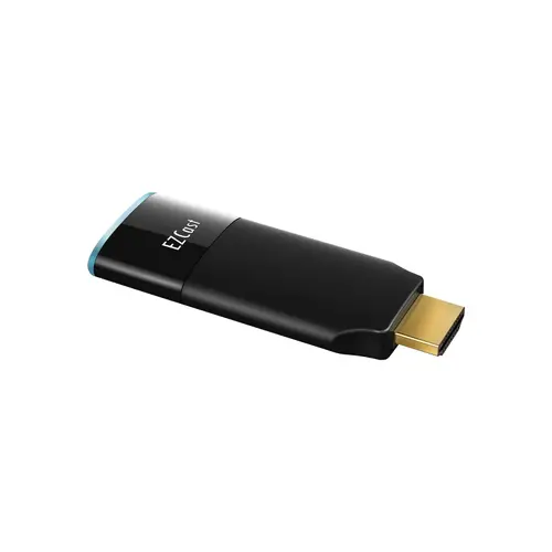 Адаптер, Aopen EZCast 2 HDMI Dongle Wireless Plug&Play Display Receiver with external antenna, Wifi Dual Band 2.4G/5G 802.11ac, 3840x2160@30p, HDMI 1.4, Streaming YouTube, Compatible with Android, iOS, Windows, MacOS, DLNA, Miracast, Airplay mirroring - image 1