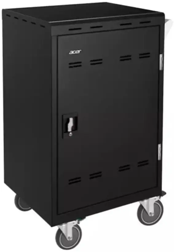 Зарядна станция, ACER Charging cart 32 slots, supports Laptops, Chromebooks, Tablets up to 15.6'', 2 point steel locking mechanism,Smart cycle charching technology, Streamlined cable and power management, Solid Steel - image 1