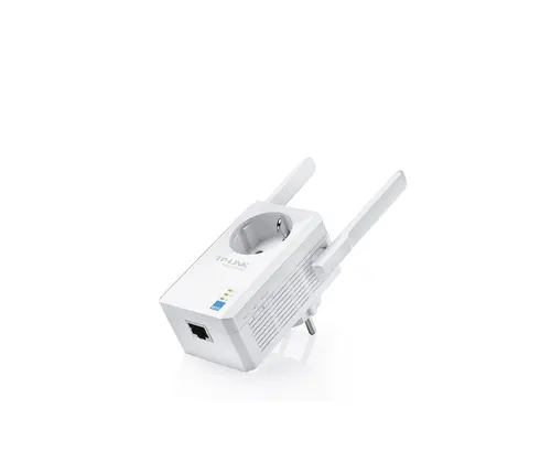 Repeater TP-Link TL-WA860RE, 300Mbps Wireless N Wall Plugged Range Extender with AC Passthrough, QCA(Atheros), 2T2R, 2.4GHz, 802.11n/g/b, Ranger Extender button, Range extender mode, with 2 fixed Antennas - image 1