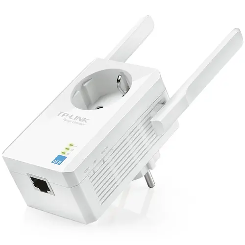 Repeater TP-Link TL-WA860RE, 300Mbps Wireless N Wall Plugged Range Extender with AC Passthrough, QCA(Atheros), 2T2R, 2.4GHz, 802.11n/g/b, Ranger Extender button, Range extender mode, with 2 fixed Antennas - image 3