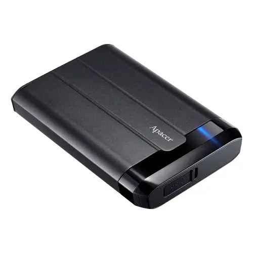 Apacer Външен хард диск Portable Hard Drive AC732 1TB USB 3.2 Gen 1, Military-Grade, Shockproof, IP68, Black - image 1