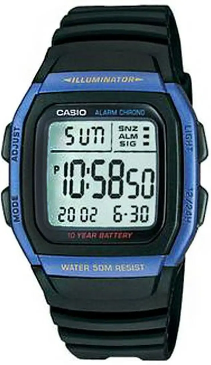 Ανδρικό ψηφιακό ρολόι Casio - Casio Collection - W-96H-2AVDF