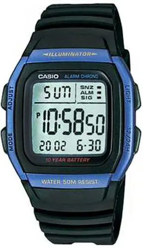 Ceas digital pentru bărbați Casio - Casio Collection - W-96H-2AVDF - 1
