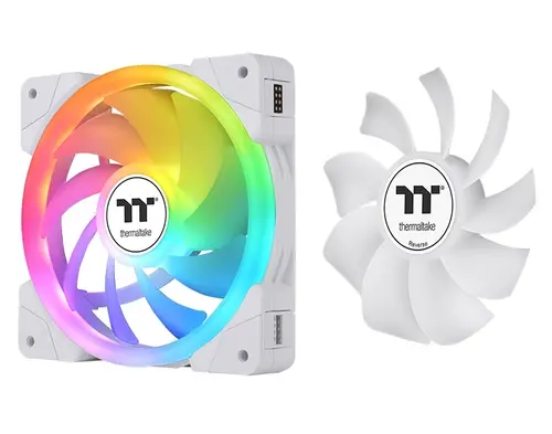 Вентилатор, Thermaltake SWAFAN EX12 ARGB PC Cooling Fan TT Premium Edition 3 Fan Pack White