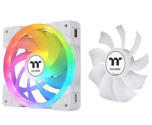 Вентилатор, Thermaltake SWAFAN EX14 ARGB PC Cooling Fan TT Premium Edition 3 Fan Pack White