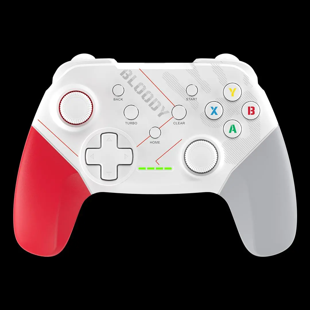 Controler de gaming A4tech Bloody GPW50, Dual-mode cu fir și fără fir, Alb - image 2