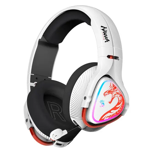 Gaming ακουστικά A4TECH Bloody MR720 Naraka, RGB, Bluetooth + USB, Λευκά - 1