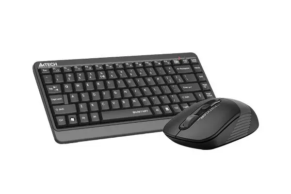 Комплект клавиатура и мишка A4TECH Fstyler FGS1110Q, Безжичен, Сива - image 1