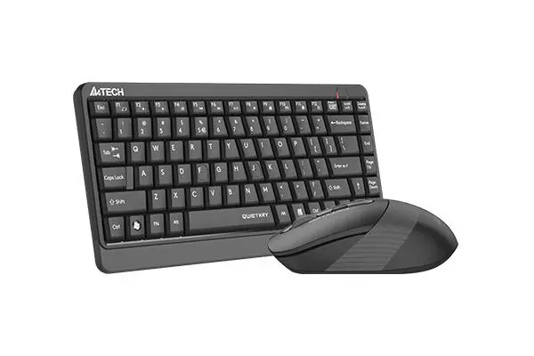Комплект клавиатура и мишка A4TECH Fstyler FGS1110Q, Безжичен, Сива - image 2