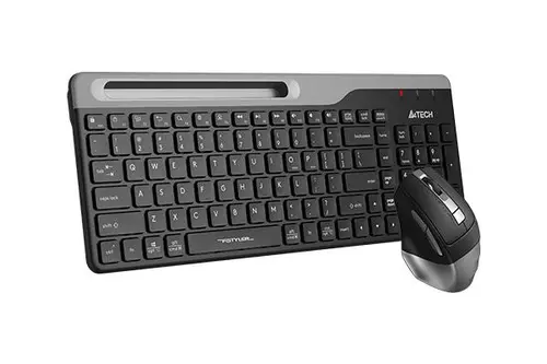 Комплект клавиатура и мишка A4TECH Fstyler FB2535C, Bluetooth & 2.4G, Черен/Сив - image 1