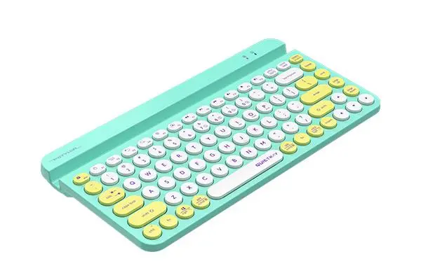 Безжична клавиатура A4tech Fstyler FBK30, Bluetooth, 2.4G, Стойка за телефон, Кирилизирана, Авокадо - image 1