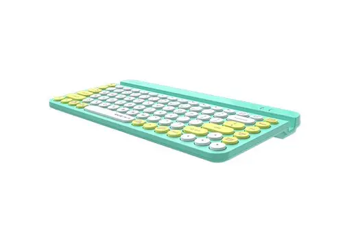 Безжична клавиатура A4tech Fstyler FBK30, Bluetooth, 2.4G, Стойка за телефон, Кирилизирана, Авокадо - image 3