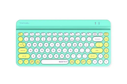 Tastatură fără fir A4tech Fstyler FBK30, Bluetooth, 2.4G, Suport pentru telefon, Chirilizată, Avocado - 1